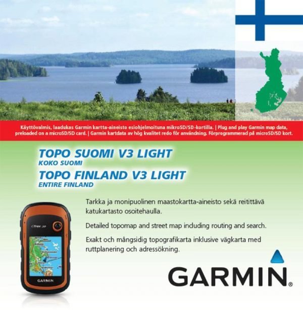 Garmin Topo Suomi V3 Light Koko Suomi Kartta