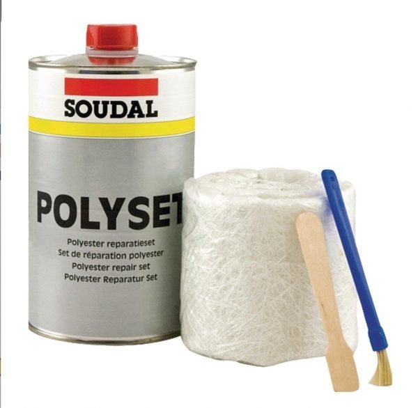 Soudal Polyset 250 G Lasikuidun Korjaussarja