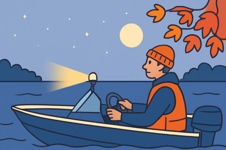 Navigointi pimeällä – valot, loistot ja syksyn ajot